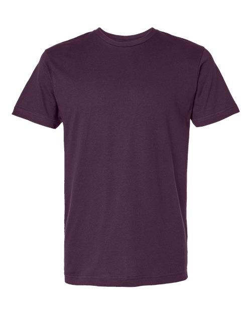 LAT 6901 Unisex Fine Jersey Tee - Plum