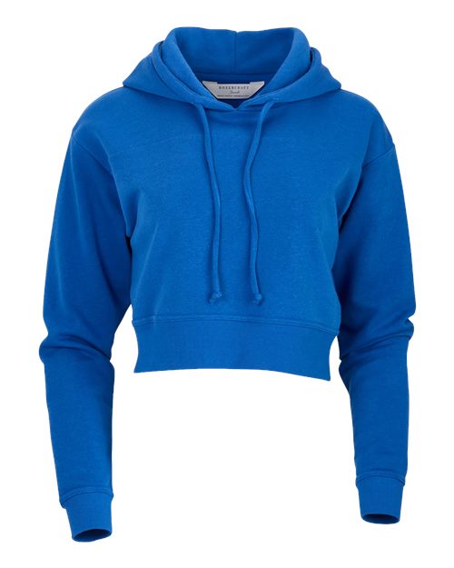 Boxercraft BW5404 Women's Cropped Fleece Hooded Sweatshirt - True Royal