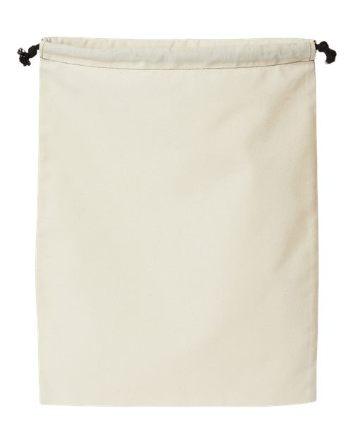 Load image into Gallery viewer, OAD OAD119R Double Cinch Recycled Canvas Shoe and Accessory Bag - Recycled Natural
