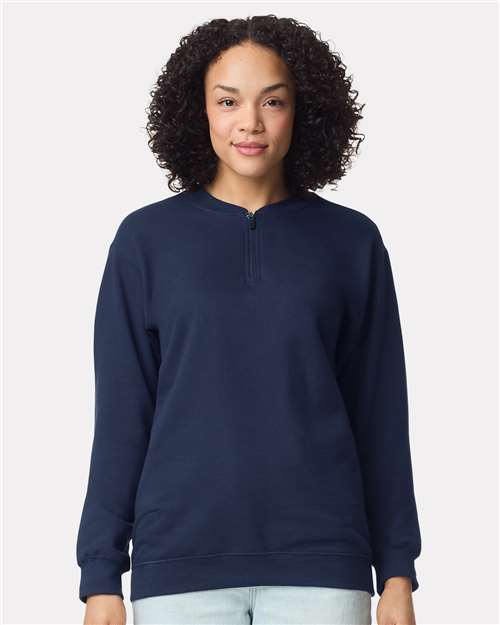 Load image into Gallery viewer, Unisex Softstyle® Midweight 1/4 Zip Sweatshirt
