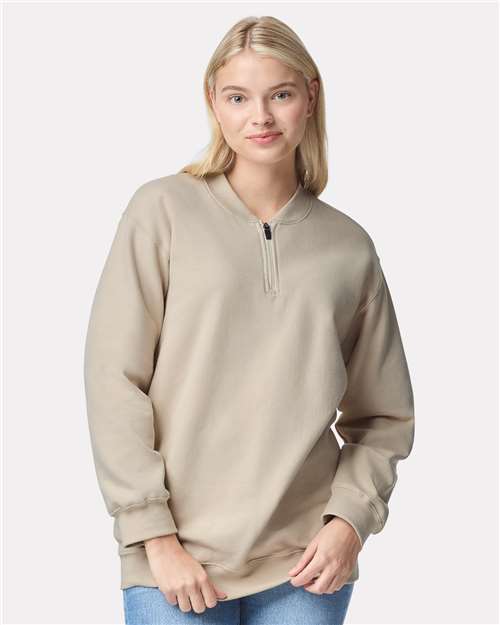Load image into Gallery viewer, Unisex Softstyle® Midweight 1/4 Zip Sweatshirt
