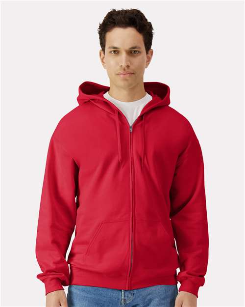 Load image into Gallery viewer, Unisex Softstyle® Full-Zip Hooded Sweatshirt
