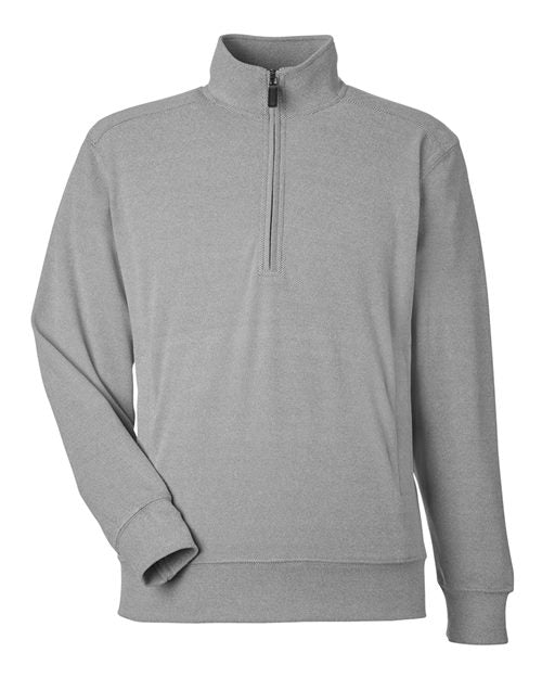 J. America 8760 Unisex Element Fleece Quarter-Zip Sweatshirt - Grey