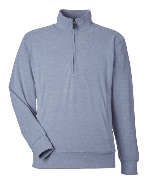 J. America 8760 Unisex Element Fleece Quarter-Zip Sweatshirt - Navy