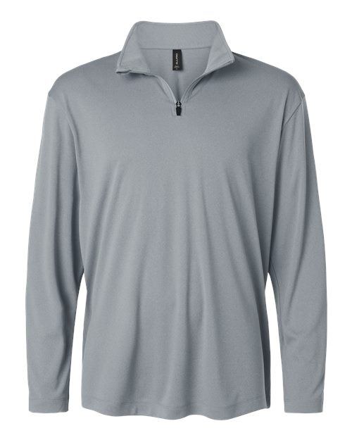 Load image into Gallery viewer, AllPro 41870 Men's Pro-Lock Performance Quarter-Zip Pullover - Heather Steel
