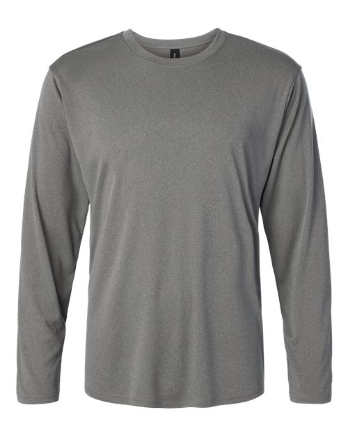 AllPro 48400 Unisex Pro-Lock Performance Long Sleeve T-Shirt - Heather Granite
