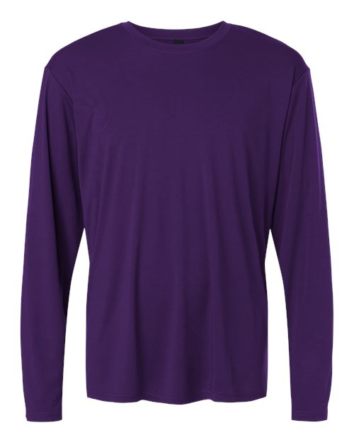 AllPro 48400 Unisex Pro-Lock Performance Long Sleeve T-Shirt - Purple