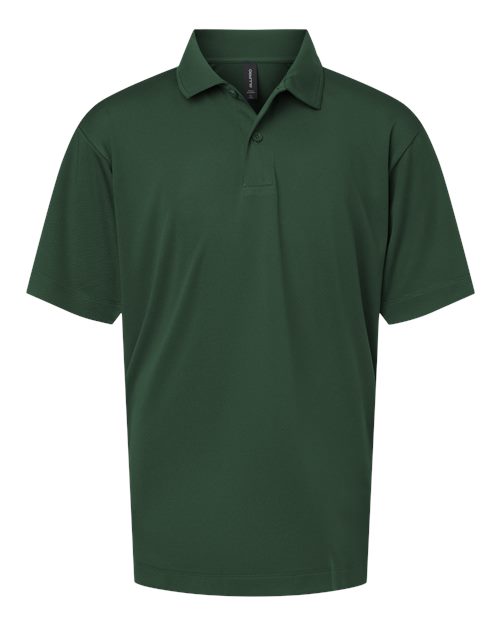 Load image into Gallery viewer, AllPro 41800Y Youth Pro-Lock Performance Polo - Forest Green
