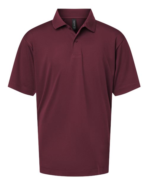 Load image into Gallery viewer, AllPro 41800Y Youth Pro-Lock Performance Polo - Maroon
