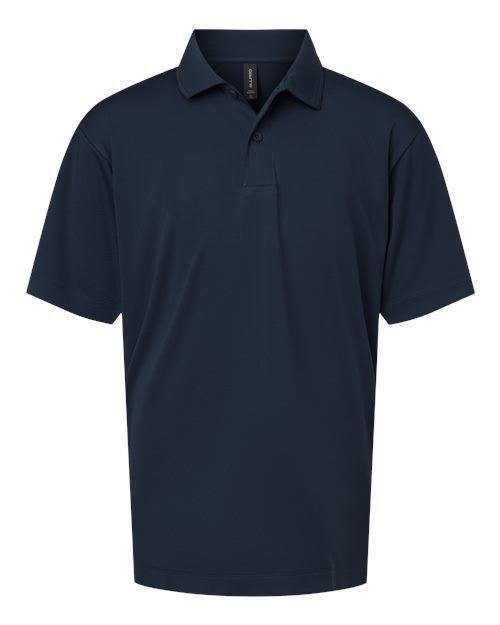 AllPro 41800Y Youth Pro-Lock Performance Polo - Navy
