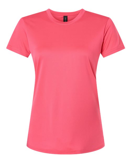 AllPro 48000L Women's Pro-Lock Performance T-Shirt - Bright Pink
