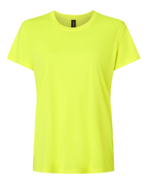 AllPro 48000L Women's Pro-Lock Performance T-Shirt - Neon Yellow
