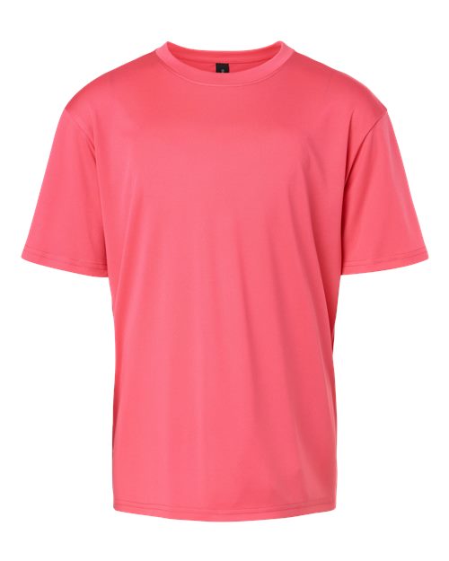 Load image into Gallery viewer, AllPro 48000Y Youth Pro-Lock Performance T-Shirt - Bright Pink
