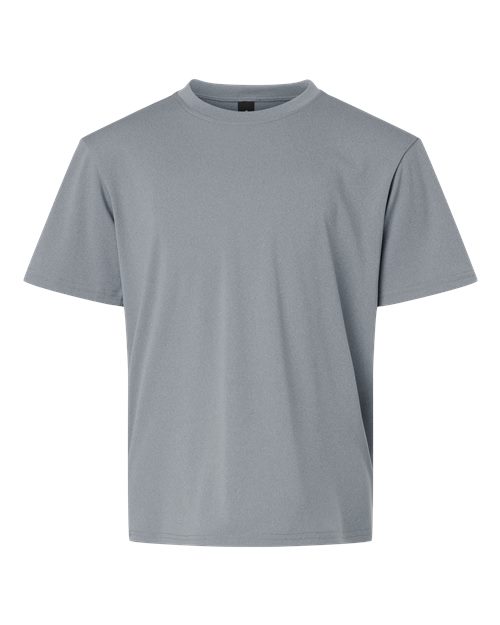 AllPro 48000Y Youth Pro-Lock Performance T-Shirt - Heather Steel
