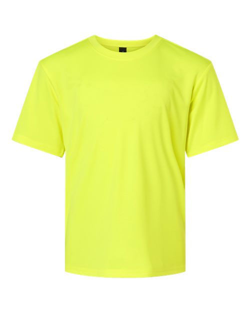 AllPro 48000Y Youth Pro-Lock Performance T-Shirt - Neon Yellow