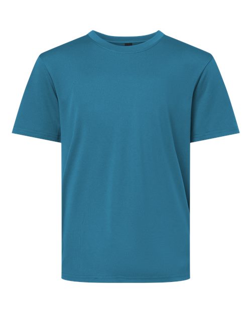 AllPro 48000Y Youth Pro-Lock Performance T-Shirt - Pacific Blue