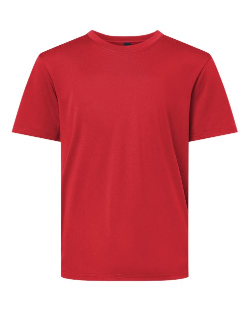 Load image into Gallery viewer, AllPro 48000Y Youth Pro-Lock Performance T-Shirt - Red
