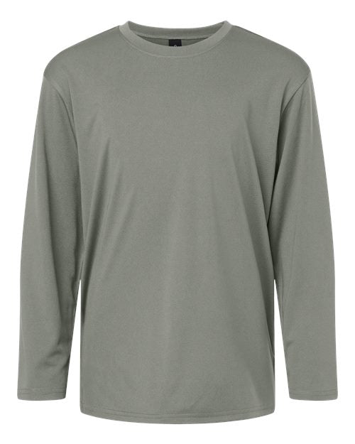 Load image into Gallery viewer, AllPro 48400Y Youth Pro-Lock Performance Long Sleeve T-Shirt - Greystone

