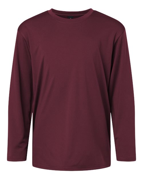 Load image into Gallery viewer, AllPro 48400Y Youth Pro-Lock Performance Long Sleeve T-Shirt - Maroon
