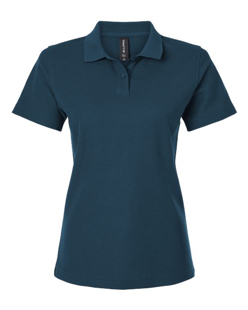 AllPro 62800L Women's Pique Polo - Atlantic Blue