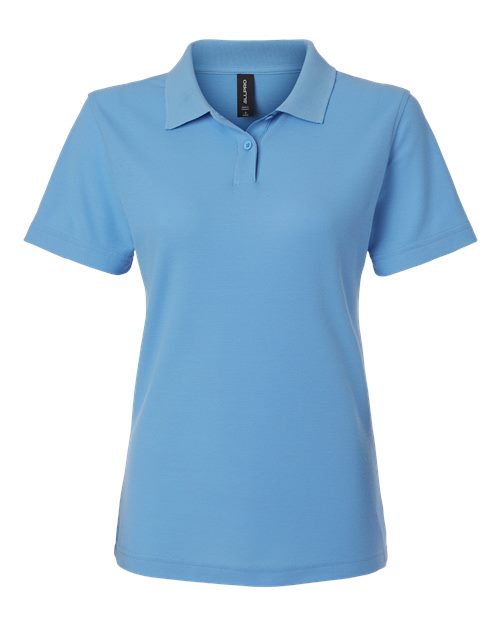 AllPro 62800L Women's Pique Polo - Carolina Blue