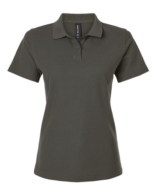 Load image into Gallery viewer, AllPro 62800L Women's Pique Polo - Charcoal
