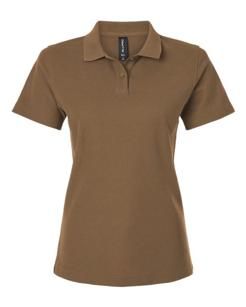 AllPro 62800L Women's Pique Polo - Cigar