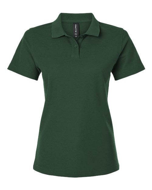 Load image into Gallery viewer, AllPro 62800L Women's Pique Polo - Forest Green
