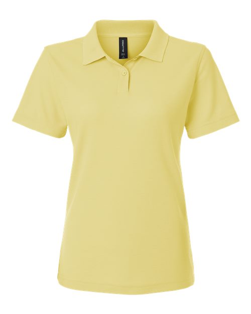 Load image into Gallery viewer, AllPro 62800L Women's Pique Polo - Light Yellow
