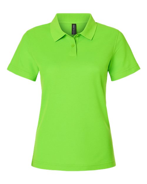 AllPro 62800L Women's Pique Polo - Lime