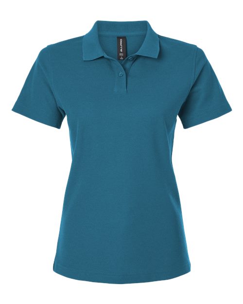 AllPro 62800L Women's Pique Polo - Pacific Blue