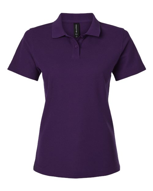 AllPro 62800L Women's Pique Polo - Purple