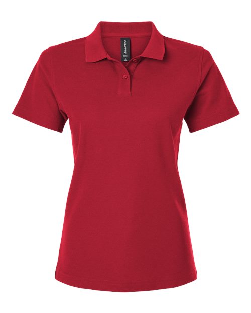 Load image into Gallery viewer, AllPro 62800L Women's Pique Polo - Red
