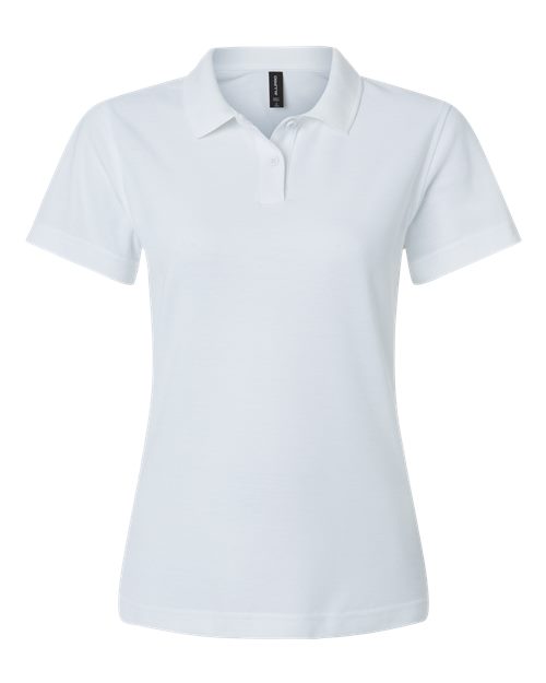 AllPro 62800L Women's Pique Polo - White