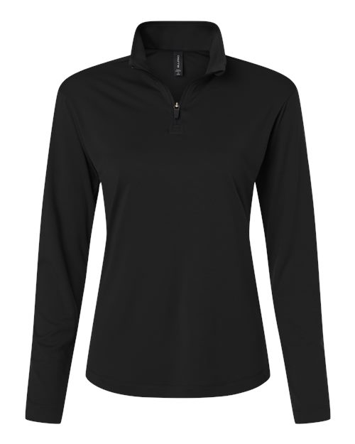 Load image into Gallery viewer, AllPro 41870L Women's Pro-Lock Performance Quarter-Zip Pullover - Black
