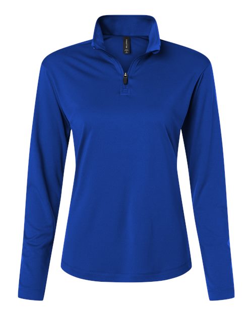 AllPro 41870L Women's Pro-Lock Performance Quarter-Zip Pullover - Royal