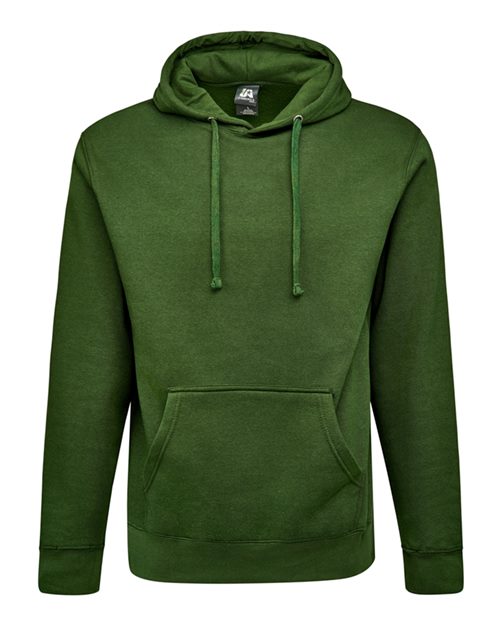 J. America 8720 Unisex BTB Fleece Hooded Sweatshirt - Forest Green