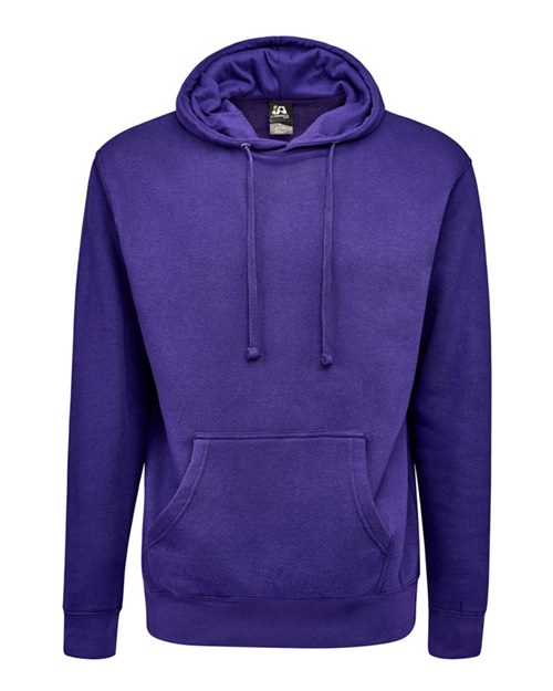 J. America 8720 Unisex BTB Fleece Hooded Sweatshirt - Purple