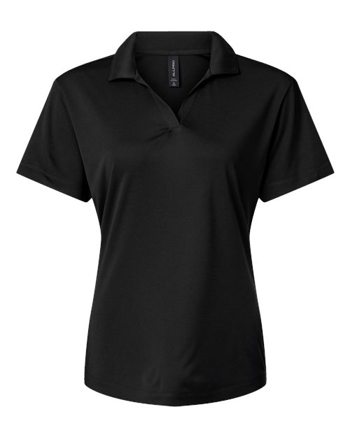 Load image into Gallery viewer, AllPro 41800L Women's Pro-Lock Performance Polo - Black
