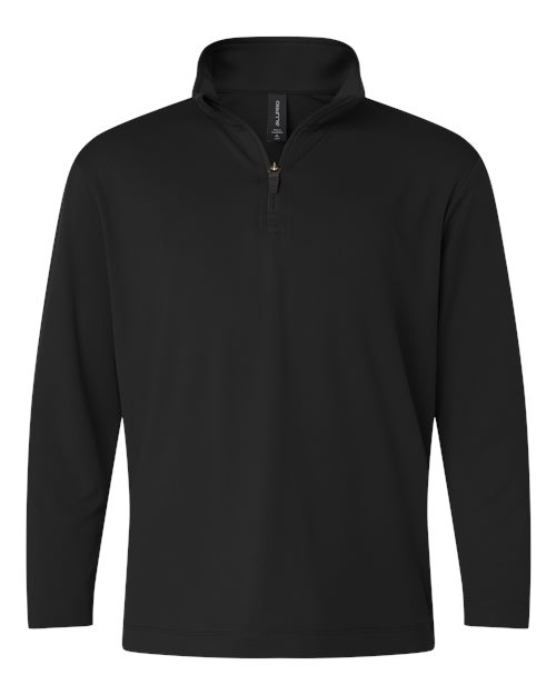 AllPro 41870Y Youth Pro-Lock Performance Quarter-Zip Pullover - Black