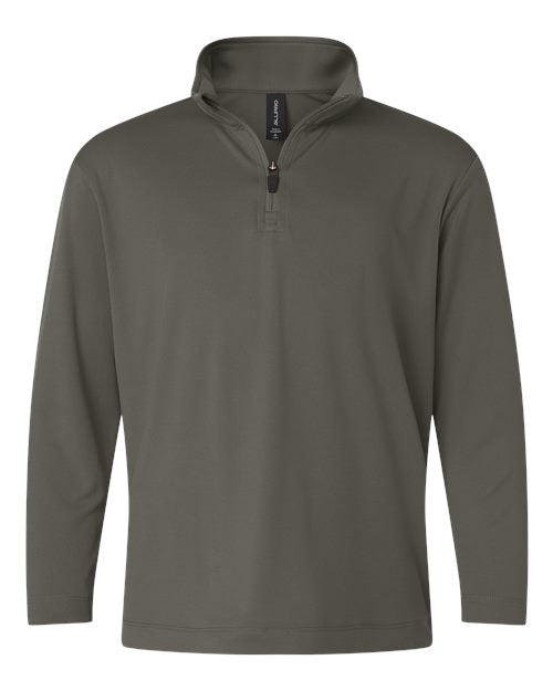 Load image into Gallery viewer, AllPro 41870Y Youth Pro-Lock Performance Quarter-Zip Pullover - Charcoal

