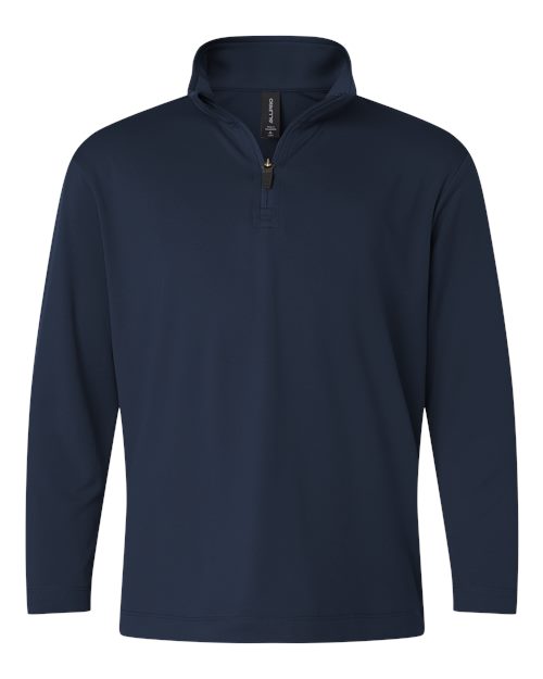 Load image into Gallery viewer, AllPro 41870Y Youth Pro-Lock Performance Quarter-Zip Pullover - Navy
