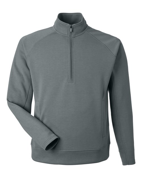 J. America 8751 Unisex Apex Fleece Quarter-Zip Sweatshirt - Steel