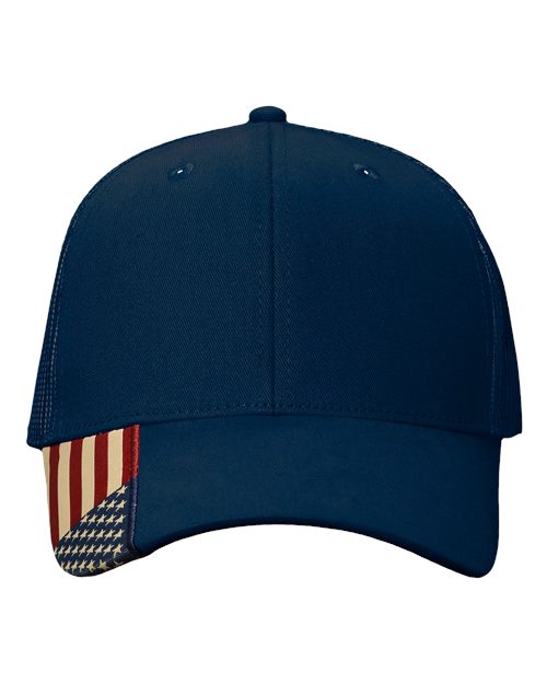 Kati AM350M USA Flag Mesh Cap - Navy/ USA Mesh