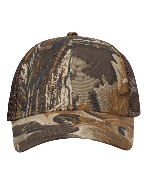 Valucap VC150M Licensed Camo Mesh Cap - Advantage Classic/ Brown Mesh