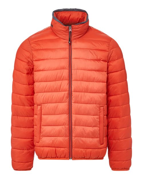 Weatherproof 211136 Men's PillowPac Puffer Jacket - Sunset