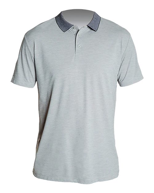 Load image into Gallery viewer, ANETIK MPTNTS0 Men's Transit Tech Polo - Alloy Heathered
