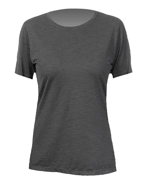 ANETIK WSBRZS0 Women's Breeze Tech T-Shirt - Charcoal Heathered