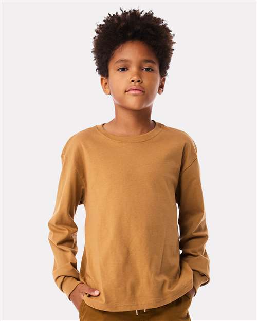 Load image into Gallery viewer, Youth 6oz. Heavyweight Long Sleeve Tee
