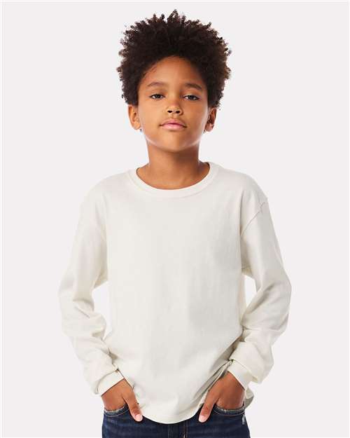 Load image into Gallery viewer, Youth 6oz. Heavyweight Long Sleeve Tee
